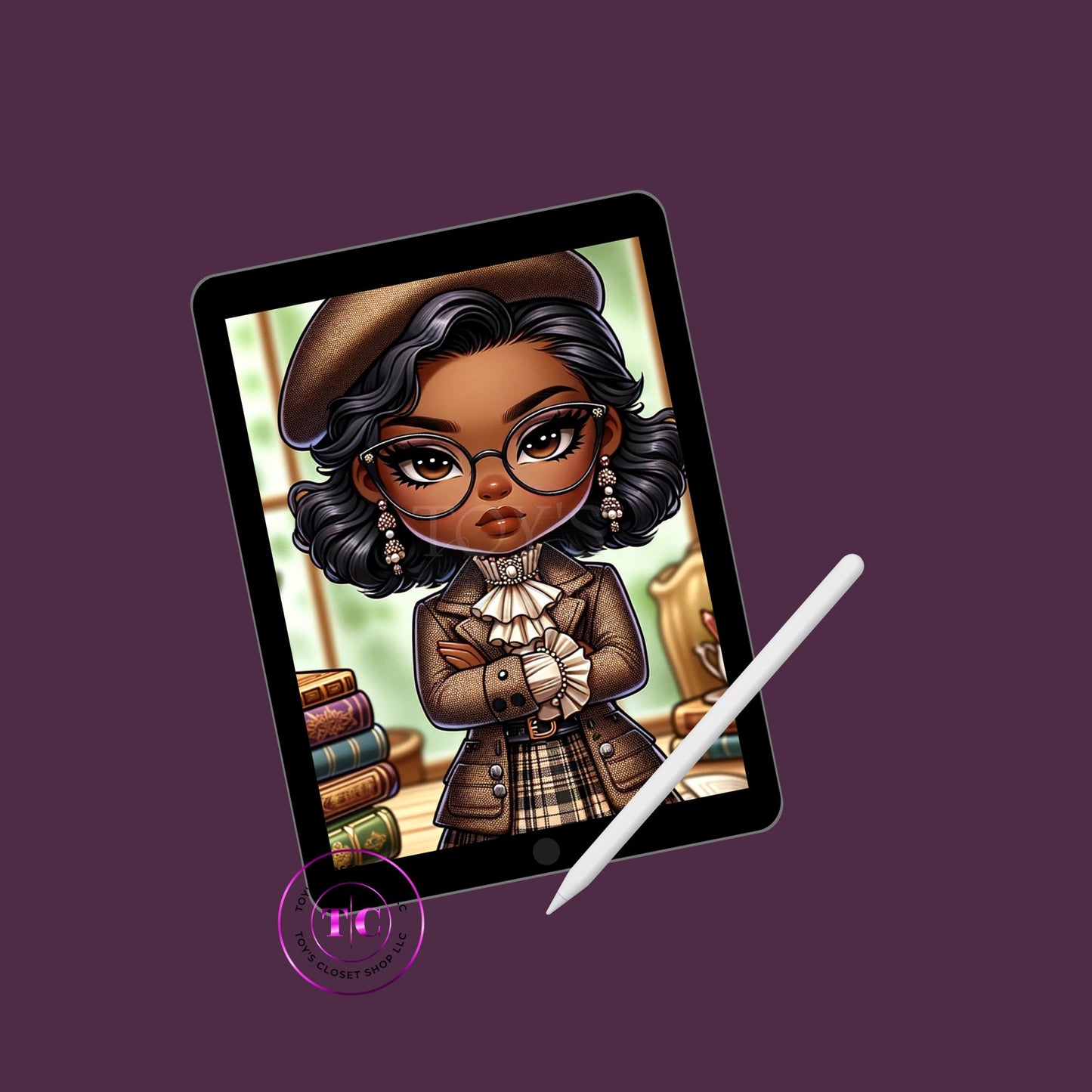 Chibi-Style African American Women Dall-e3 Prompt | Customizable Prompts | 12 Sample ChatGPT :4 Prompts | Ai-generated art | Ai prompt guide