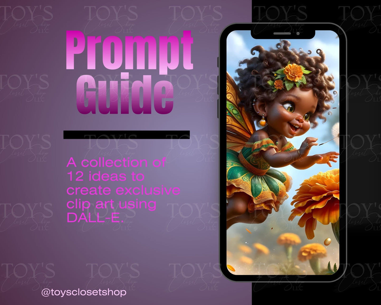 Exclusive Fairies Prompt Guide| 12 Samples | 12 Prompts | Unlock Creativity | ChatGPT4 | High Quality Instant Download | Easy Use