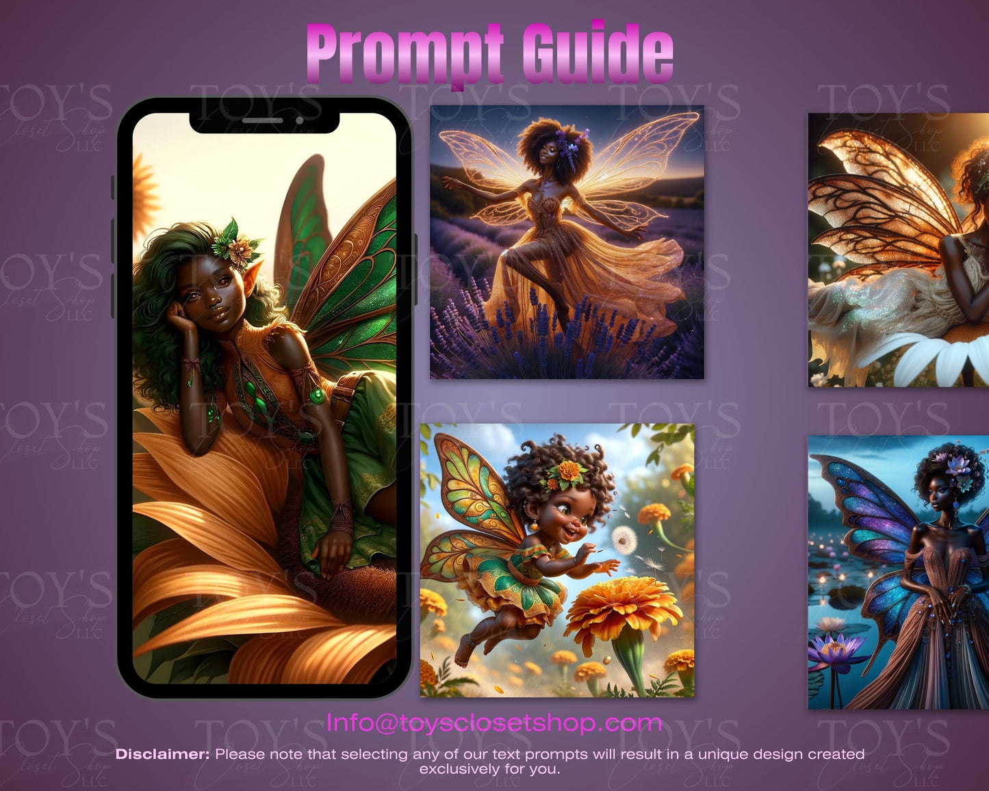 Exclusive Fairies Prompt Guide| 12 Samples | 12 Prompts | Unlock Creativity | ChatGPT4 | High Quality Instant Download | Easy Use