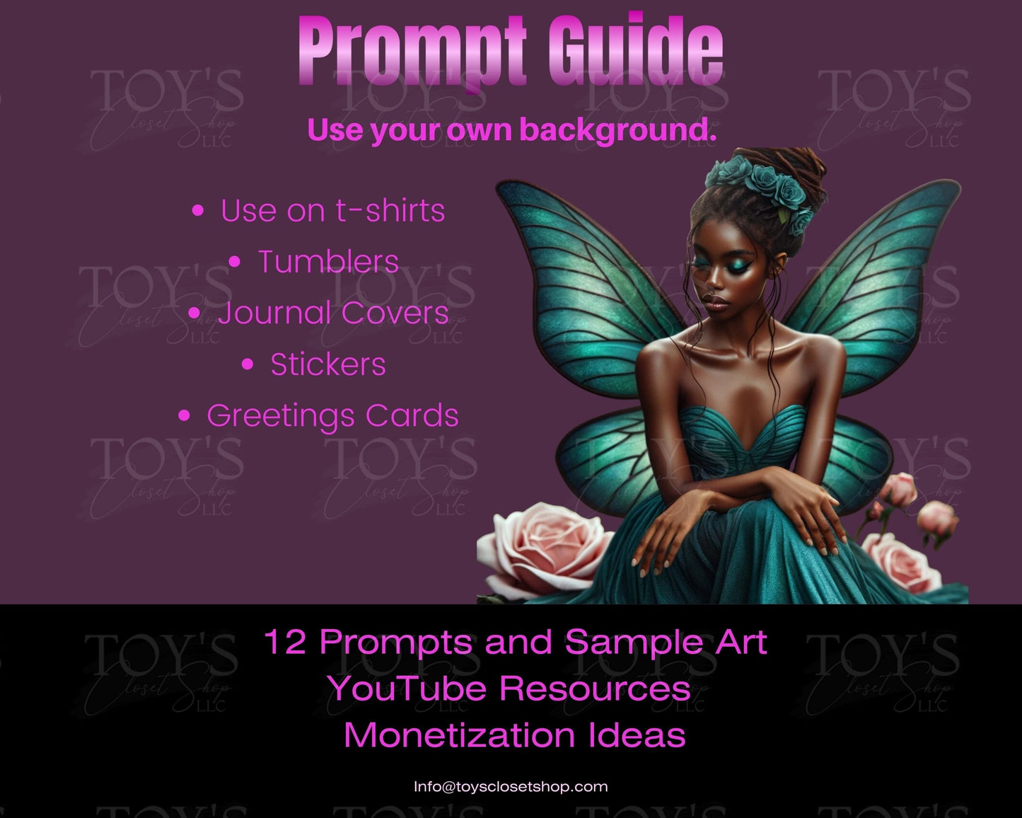 Exclusive Fairies Prompt Guide| 12 Samples | 12 Prompts | Unlock Creativity | ChatGPT4 | High Quality Instant Download | Easy Use