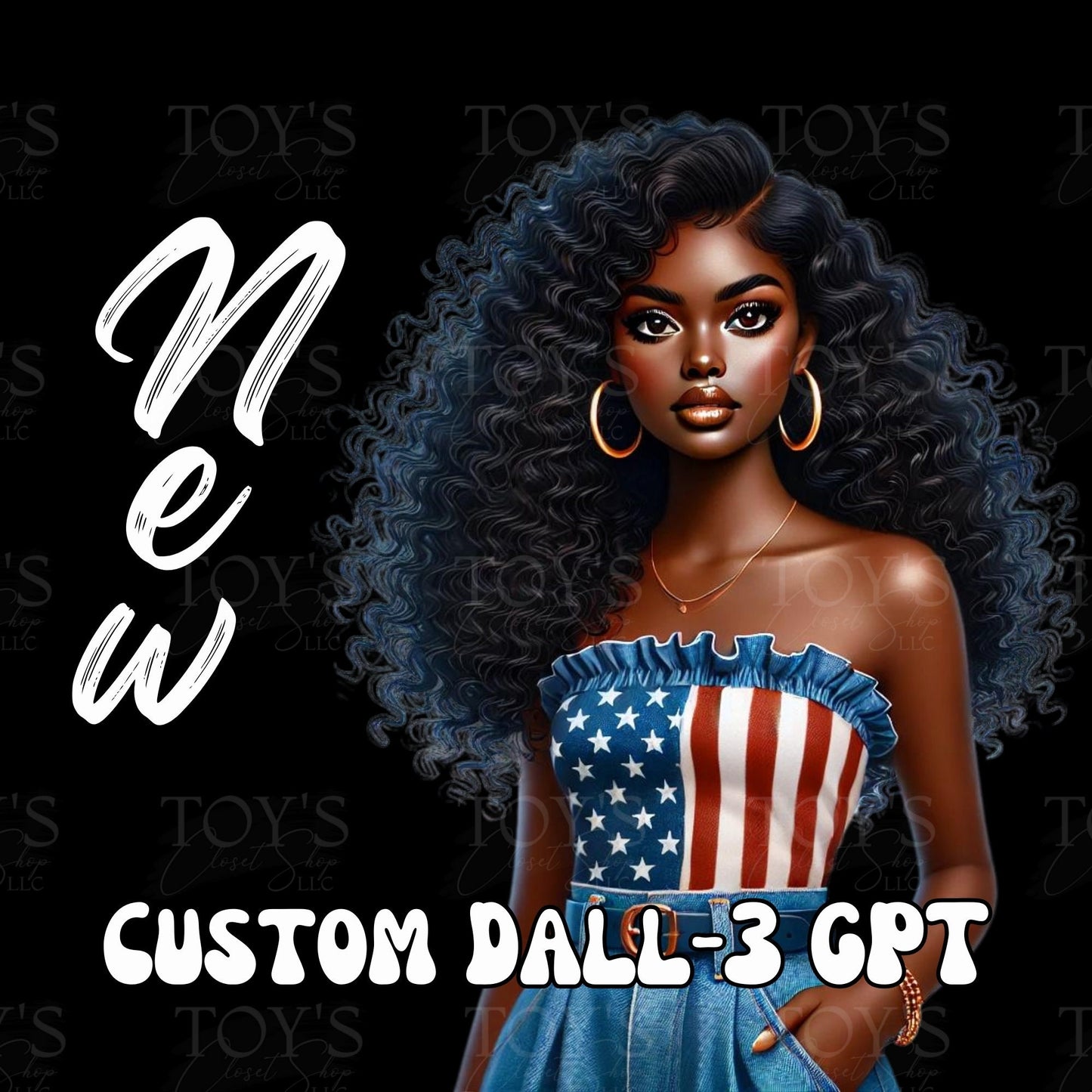 Create Stunning July 4th Art | Afro AI Art | Easy PDF Guide| Perfect for Creating Sublimation Print  | User Friendly | Custom Art Service