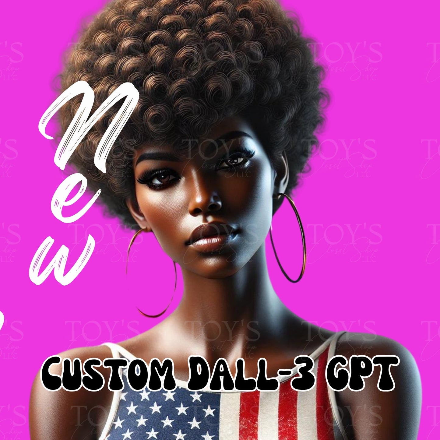 Create Stunning July 4th Art | Afro AI Art | Easy PDF Guide| Perfect for Creating Sublimation Print  | User Friendly | Custom Art Service