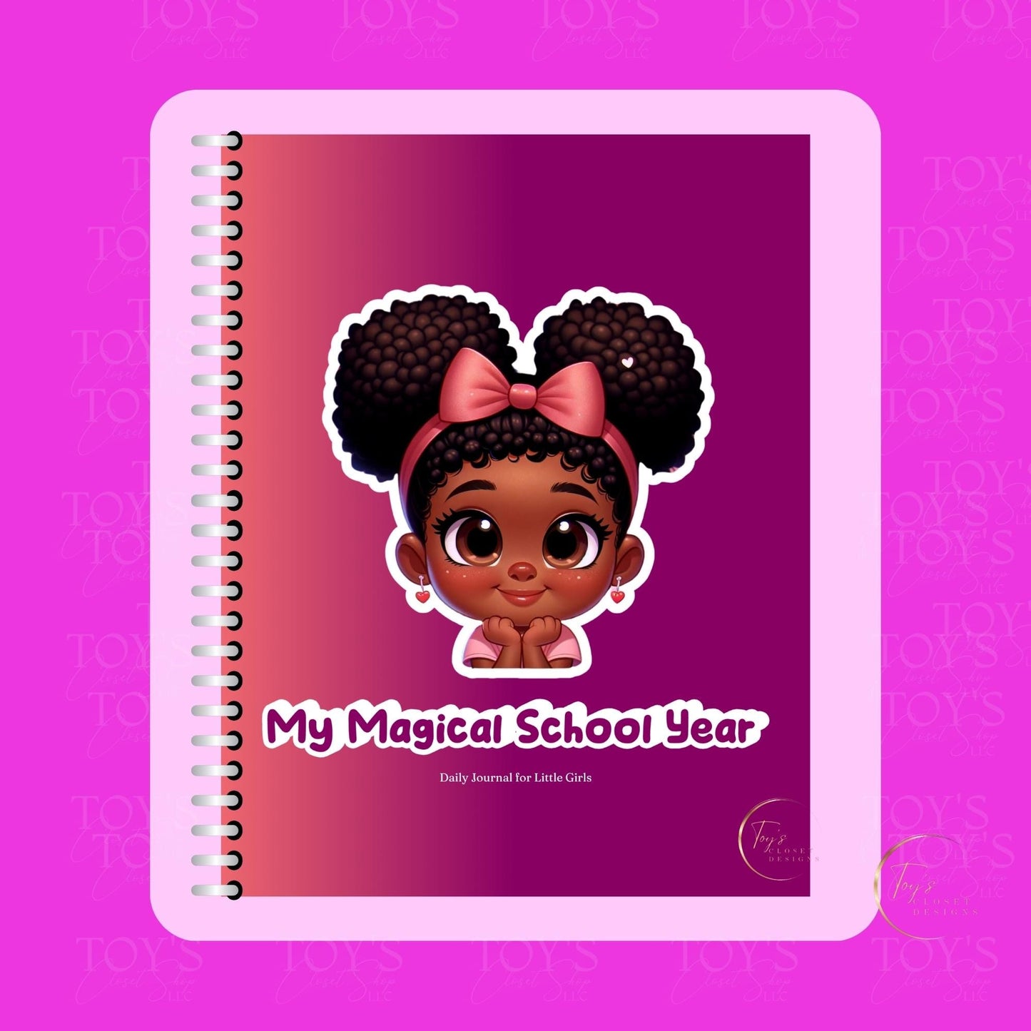 My Magical School Year Prompt Journal | 27 Unique Prompts |  Coloring Pages | Ample Writing | PDF Format | Bonus Stickers | Affirmations